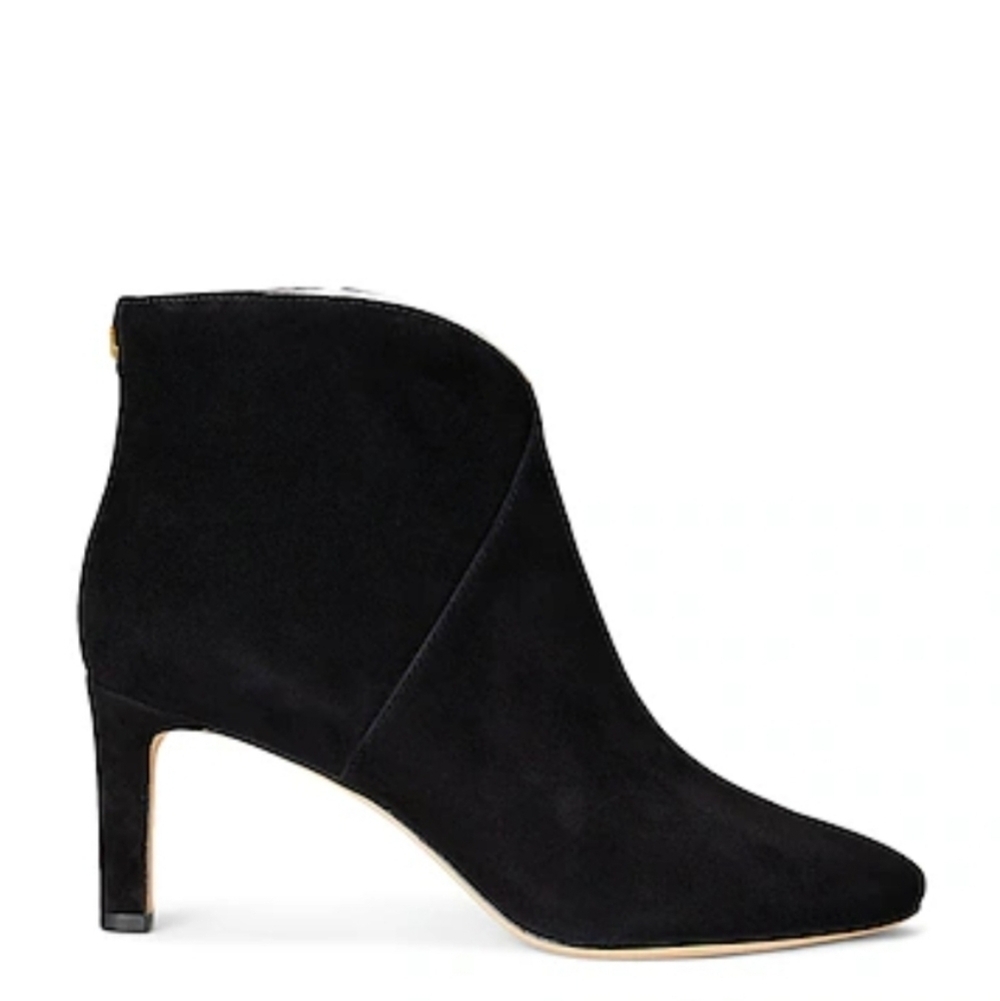 LAUREN RALPH LAUREN ISABELLE SUEDE BOOTIE ANKLE BOOTS Sz 5 NWT Retail $195 - Picture 3 of 8